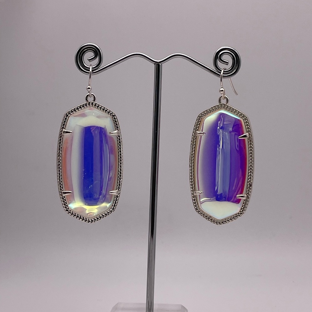 Fashion Earrings. Opalescent Drop Earrings